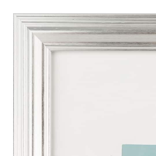 Silver Narrow 8" x 10" with Mat Frame, Aspect by Studio Décor®